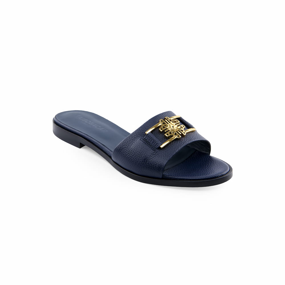 Transition Slippers Blue - Taibo Bacar