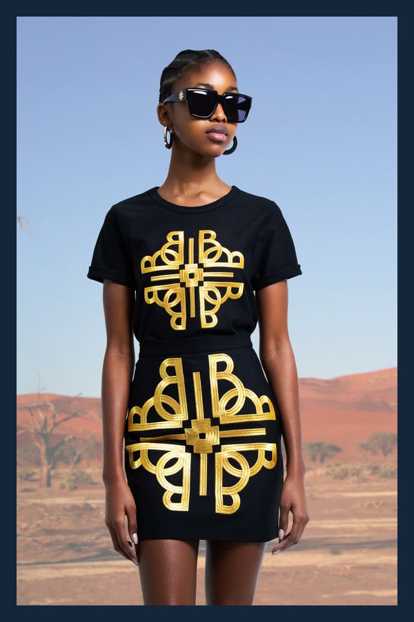 Transition T-shirt and Mini Skirt
